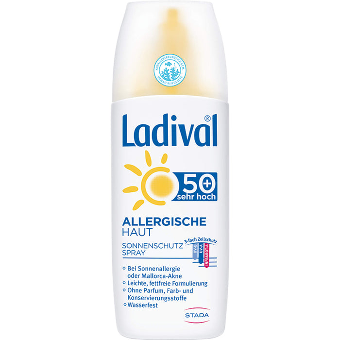 Ladival Allergische Haut LSF 50+ Sonnenschutz-Spray, 150 ml Solution