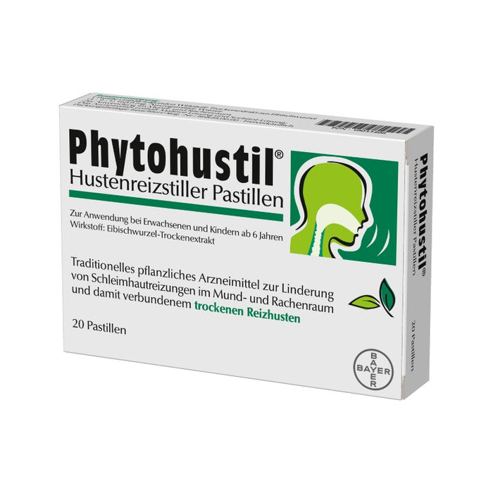 Phytohustil Hustenreizstiller Pastillen, 20 pcs. Pastilles