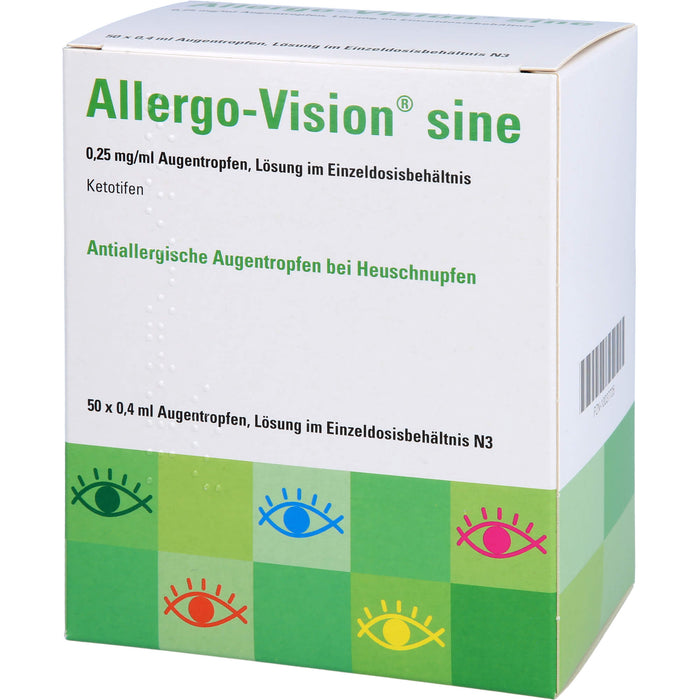 Allergo-Vision sine 0,25 mg/ml Augentropfen, Lösung im Einzeldosisbehältnis, 50X0.4 ml EDP