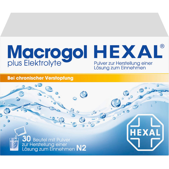 Macrogol HEXAL plus Elektrolyte, 30 pc Sachets