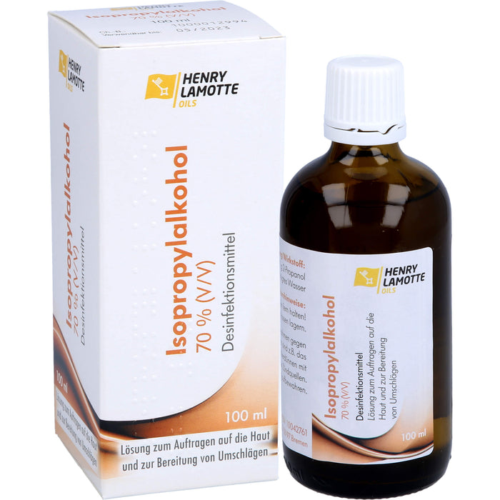 HENRY LAMOTTE Isopropylalkohol 70 % Desinfektionsmittel, 100 ml Solution