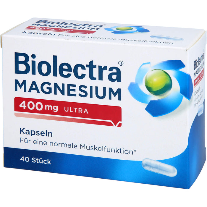 Biolectra Magnesium 400 mg ultra Kapseln, 40 pcs. Capsules