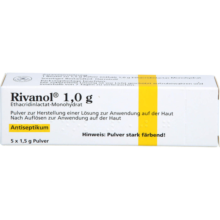 Rivanol Pulver Antiseptikum, 5 pc Sachets