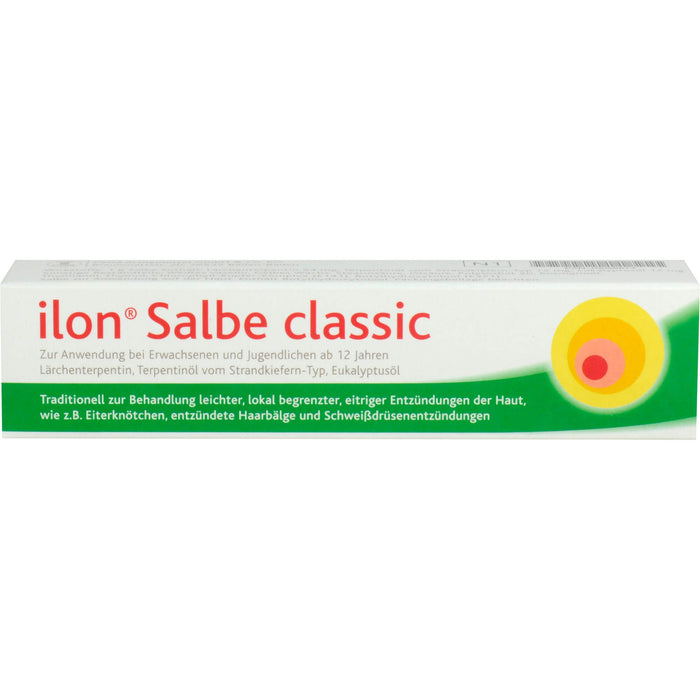 ilon Salbe classic bei leichten eitrigen Entzündungen der Haut, 25 g Ointment