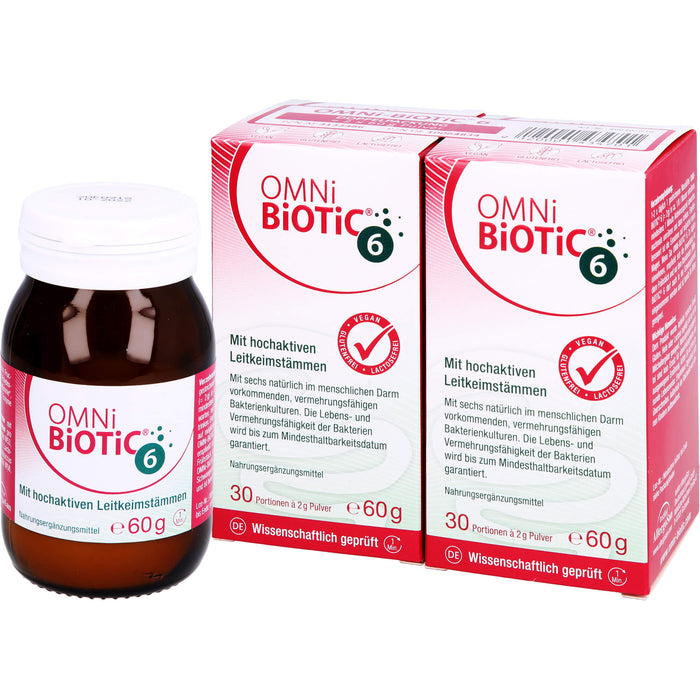 Omni Biotic 6 Doppelpackung, 120 g Powder