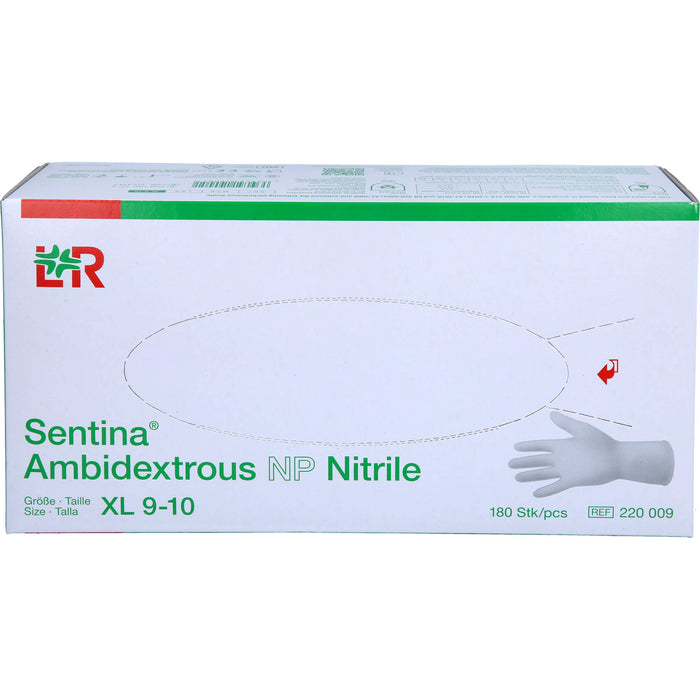 Sentina Ambidextrous Nitrile USH unsteril Gr. XL, 180 St HAS