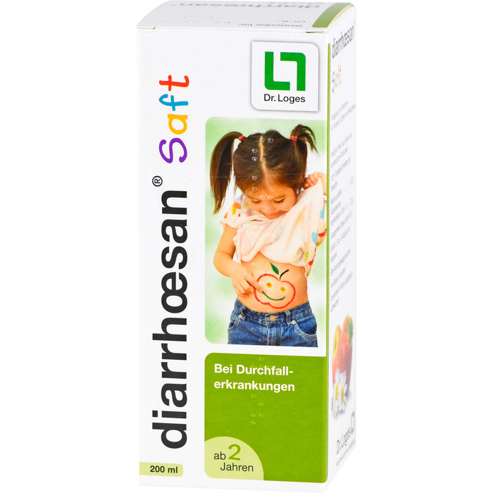 Diarrhoesan Saft ab 2 Jahren bei Durchfallerkrankungen, 200 ml Solution