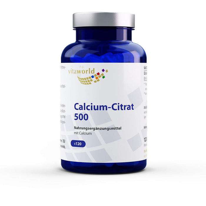 vitaworld Calcium-Citrat 500 Kapseln, 120 pc Capsules