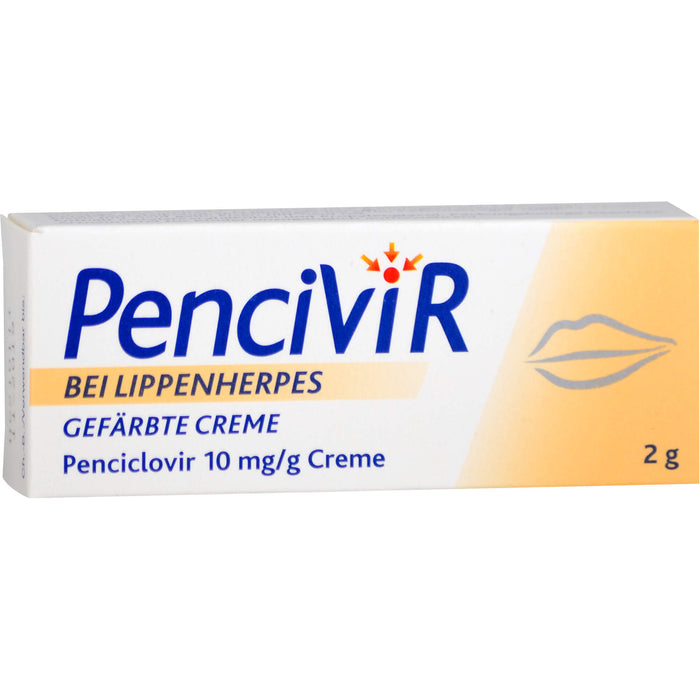 Pencivir bei Lippenherpes gefärbte Creme, 2 g Crème