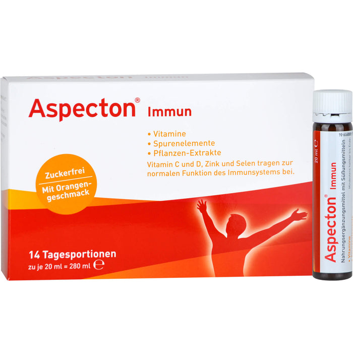 Aspecton immun Trinkampullen zuckerfrei, 14 pc Ampoules