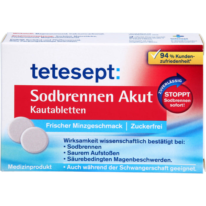 tetesept Sodbrennen Akut, 20 St. Tabletten