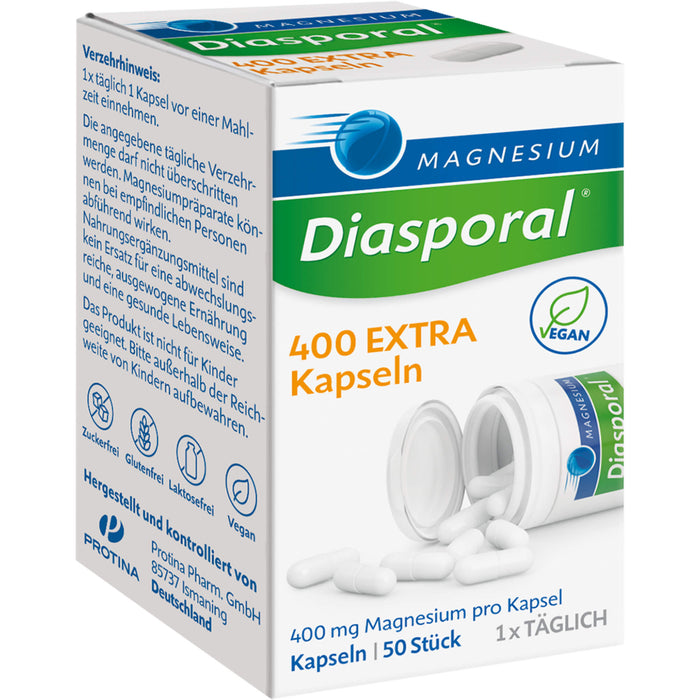 Magnesium-Diasporal 400 extra Kapseln, 50 pcs. Capsules