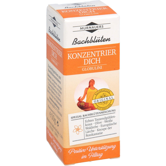 MURNAUERS Bachblüten Konzentrier Dich Globulini, 10 g Globules