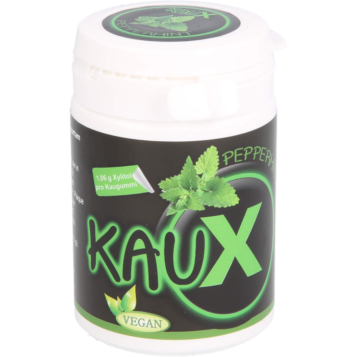 kauX Zahnpflegekaugummi peppermint mit Xylitol, 40 pcs. Chewing gum