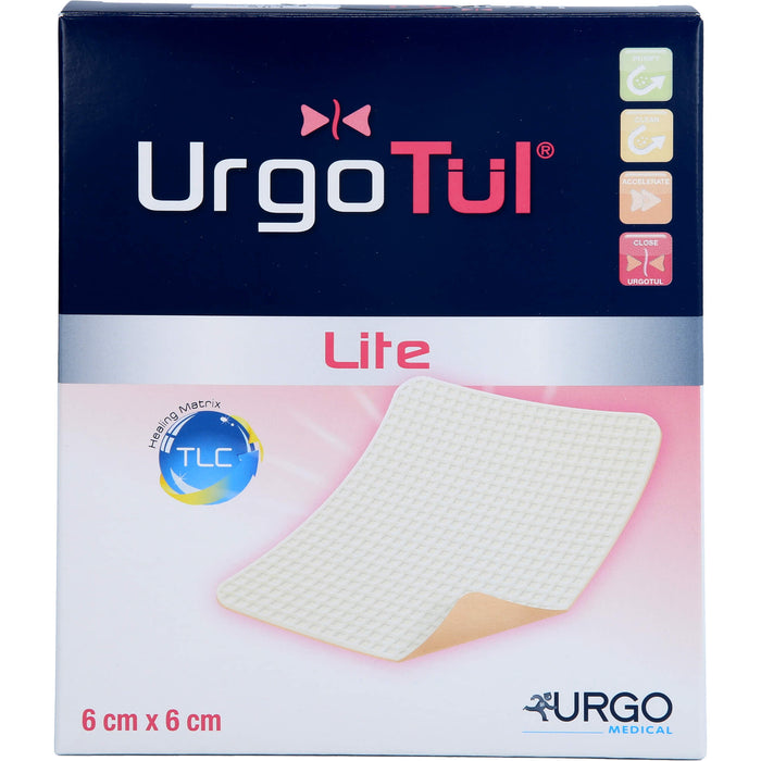 UrgoTül Lite 6 cm x 6 cm Verband, 5 pc Paquet