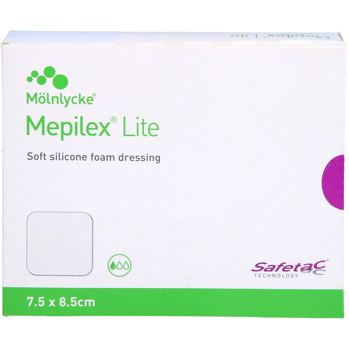 MEPILEX Lite Schaumverband 7,5x8,5cm steril, 5 St VER