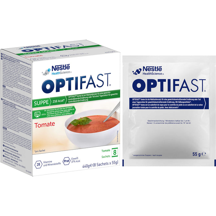 OPTIFAST home Suppe Tomate Pulver in Sachets, 8 pc Sachets