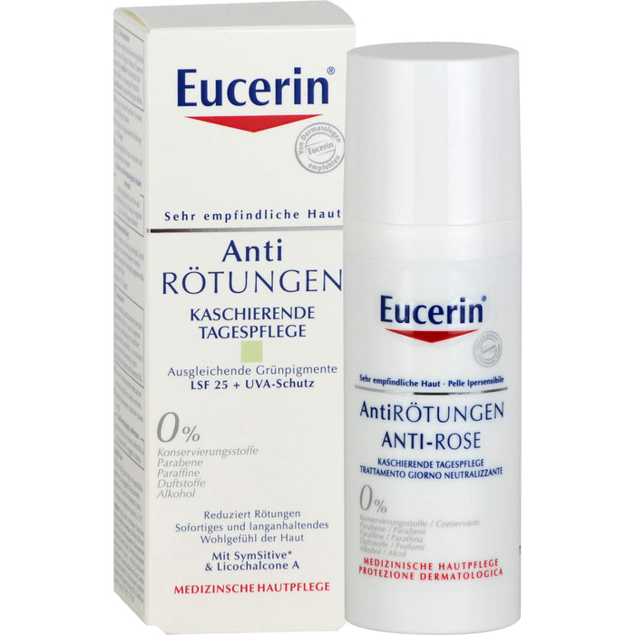 Eucerin Anti-Rötungen kaschierende Tagespflege mit LSF 25, 50 ml Creme