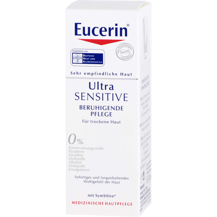 Eucerin Ultra Sensitive beruhigende Pflege für trockene Haut, 50 ml Creme