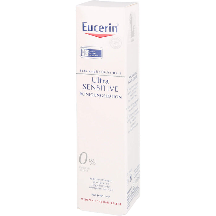 Eucerin Ultra Sensitive Reinigungslotion für sehr empfindliche Haut, 100 ml Lotion