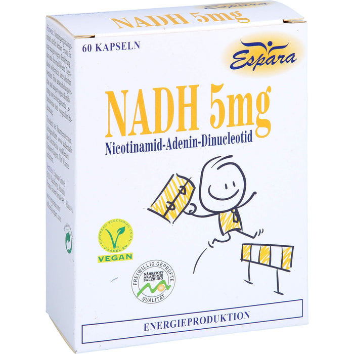 Espara NADH 5 mg mit 5 mg Co-Enzym 1 Kapseln, 60 pcs. Capsules