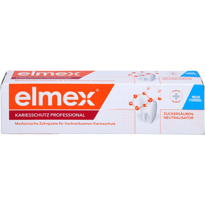 Elmex Kariesschutz Professional medizinische Zahnpasta, 75 ml Toothpaste