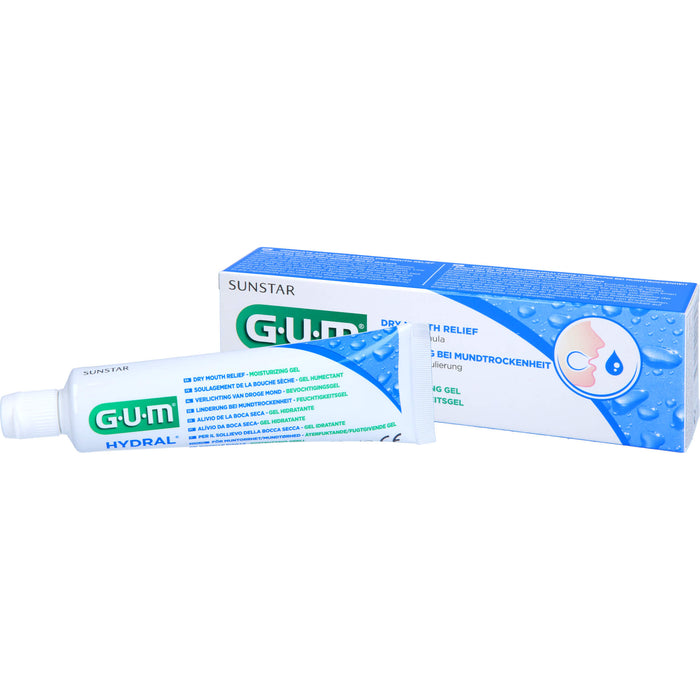 GUM HYDRAL Feuchtigkeitsgel Linderung bei Mundtrockenheit, 50 ml Dentifrice