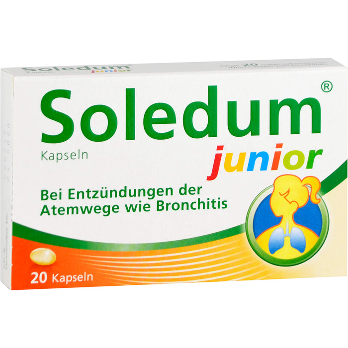 Soledum Kapseln Junior bei Erkrankungen der Atemwege, 20 pc Capsules