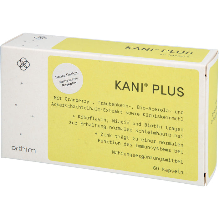 Kani plus + Kapseln zur Gesunderhaltung der Blase, 60 pc Capsules