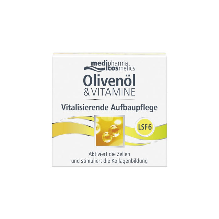 Olivenöl & Vitamine Vitalis. Aufbaupflege mit LSF, 50 ml Creme