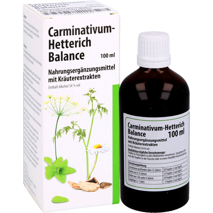 Carminativum-Hetterich Balance Tropfen, 100 ml Solution