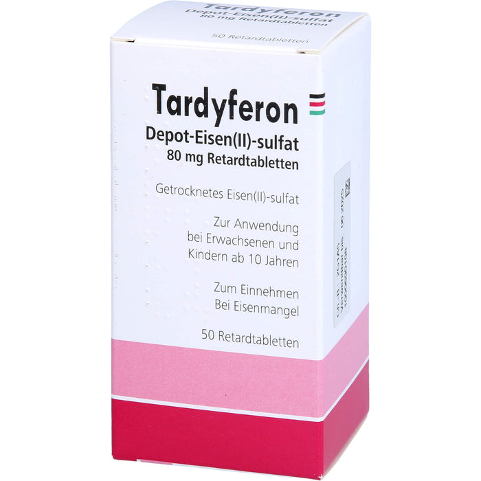 Tardyferon Depot-Eisen(II)-sulfat 80 mg Eurim Retardtabletten, 50 pcs. Tablets