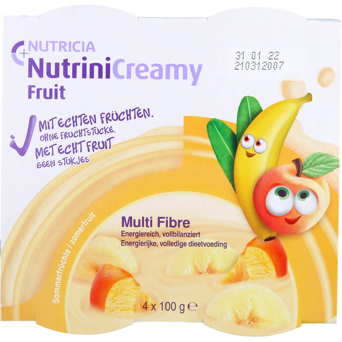 Nutrini Creamy Fruit Sommerfrüchte, 4X100 g