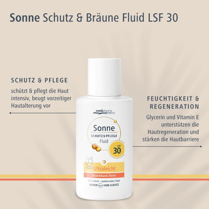 Sonne Schutz & Pflege Fluid LSF 30 Ultraleicht, 50 ml LOT