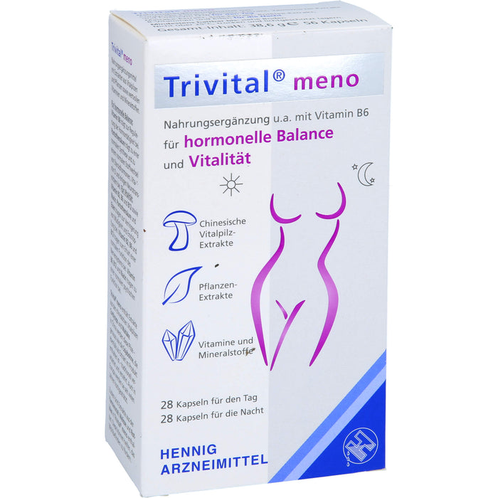 Trivital meno Kapseln für hormonelle Balance und Vitalität, 56 pc Capsules