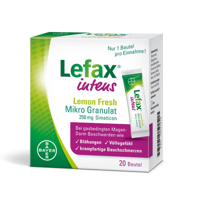 Lefax intens Lemon Fresh Mikro Granulat, 20 St. Beutel