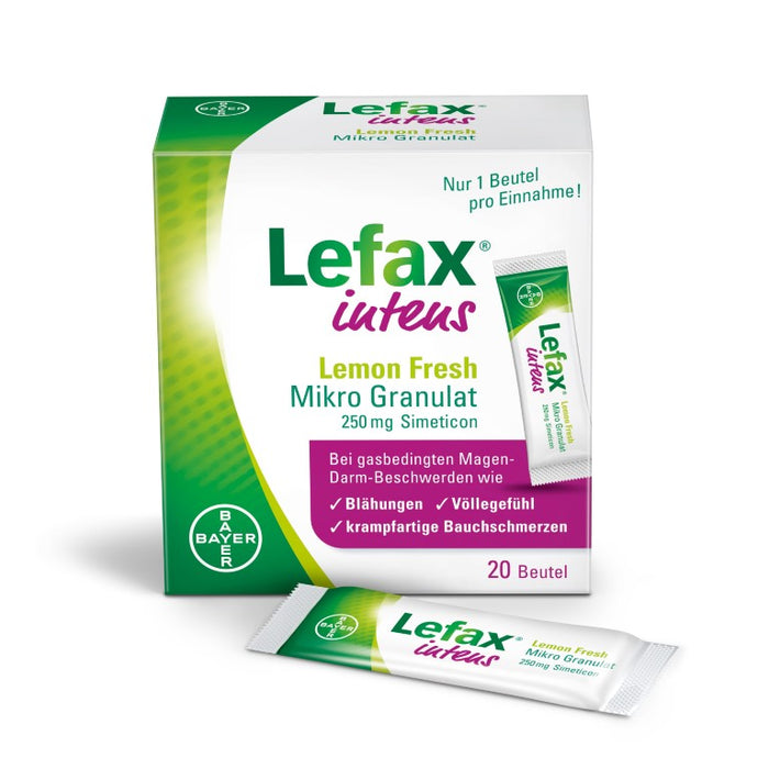 Lefax intens Lemon Fresh Mikro Granulat, 20 St. Beutel