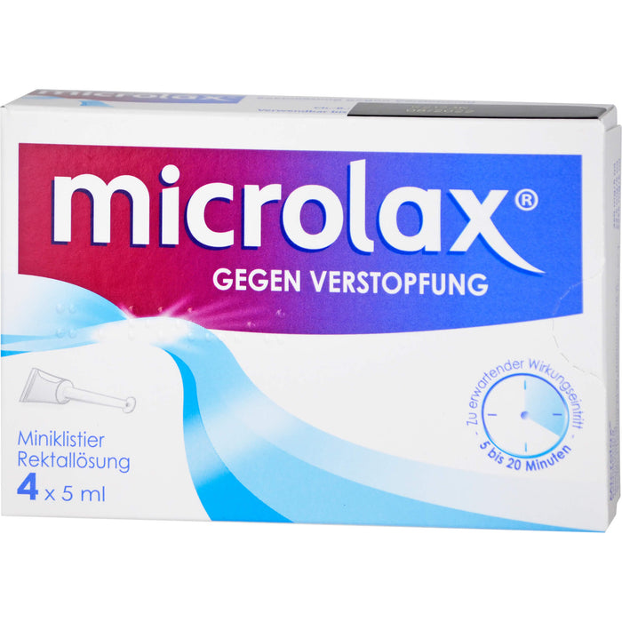 microlax Miniklistier Rektallösung Reimport Kohlpharma, 4 pcs. Enemas