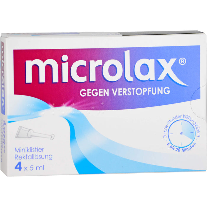 microlax Miniklistier Rektallösung Reimport Kohlpharma, 4 pcs. Enemas