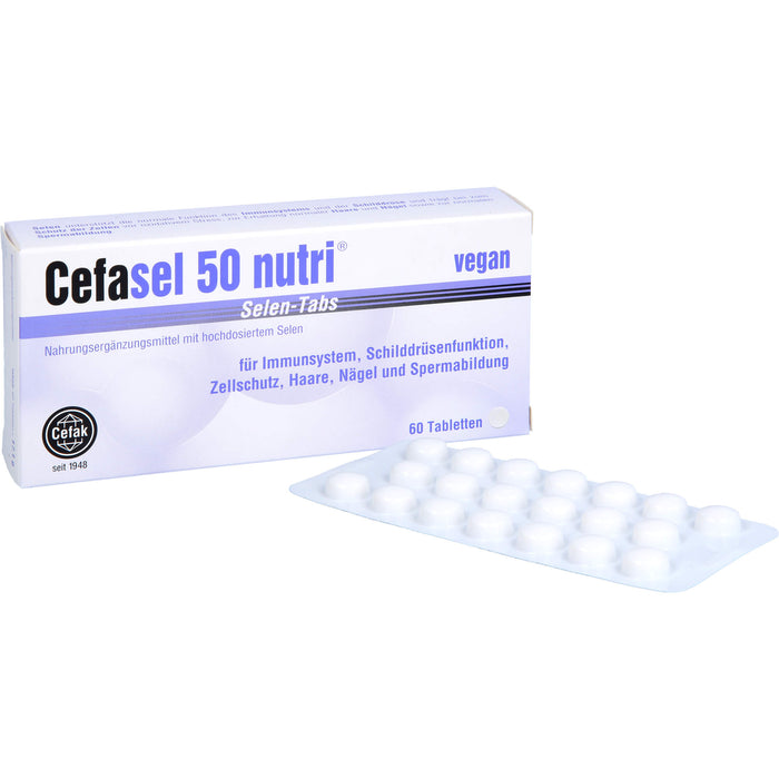 Cefasel 50 nutri Selen-TABS, 60 St TAB