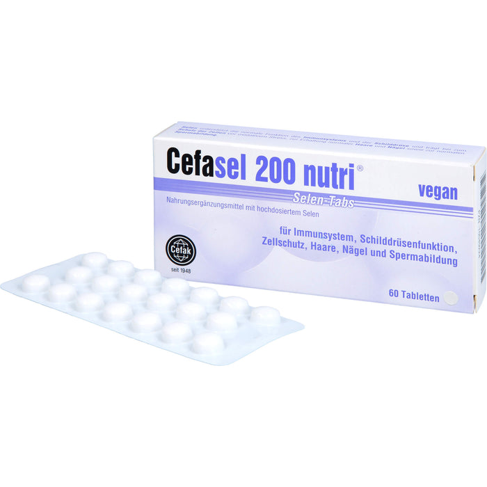 Cefasel 200 nutri Selen-Tabs Tabletten, 60 pc Tablettes