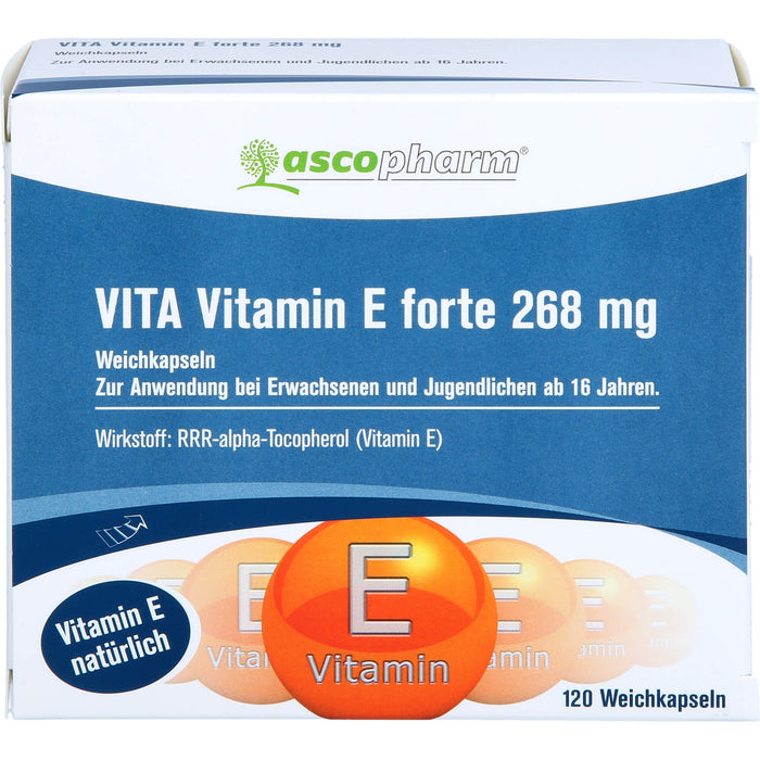 Asco Vitamin E Forte 400 I.E. Kapseln, 120 pc Capsules