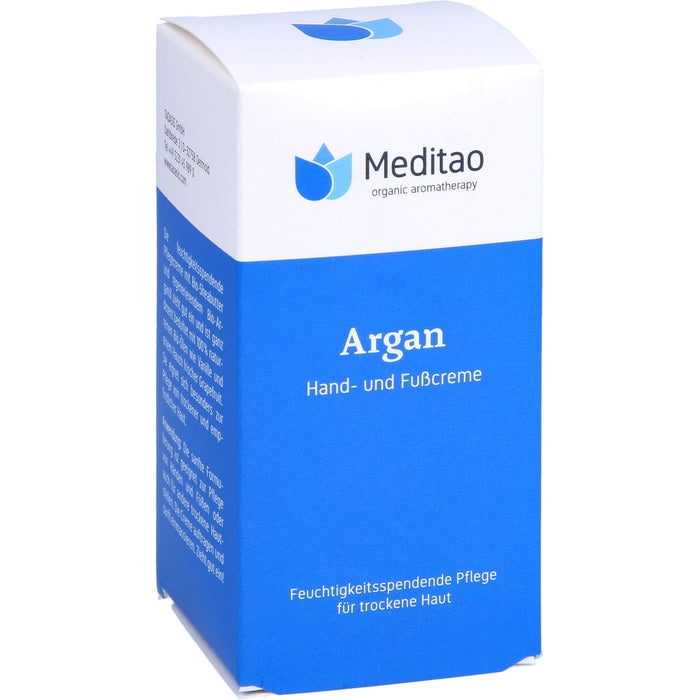 Meditao Argan Hand- und Fusscreme, 50 ml Cream