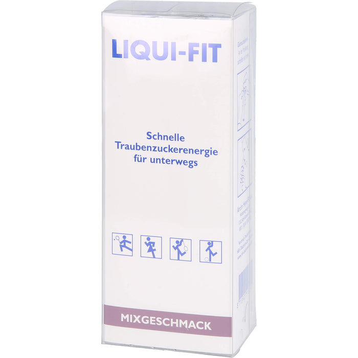 LIQUI-FIT schnelle Traubenzuckerenergie Beutel Mixgeschmack, 12 pcs. Sachets