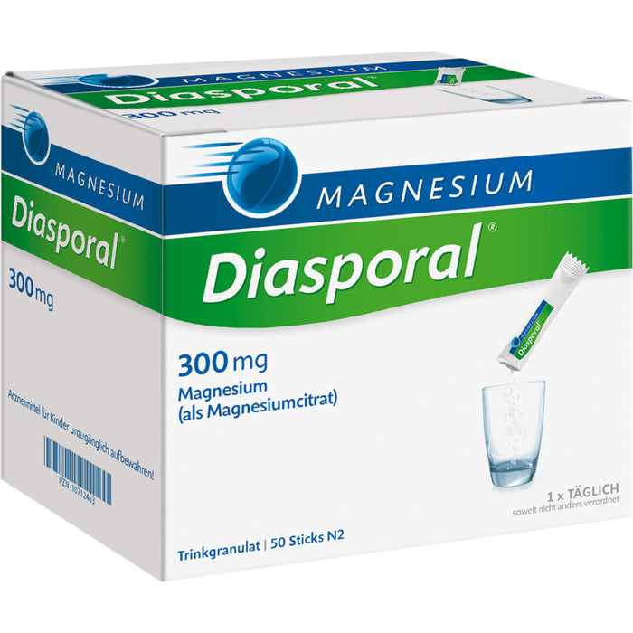 Magnesium Diasporal 300 mg Trinkgranulat, 50 pcs. Sachets