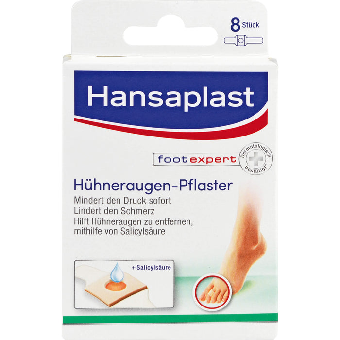 Hansaplast Hühneraugen-Pflaster mindert den Druck sofort, 8 pc Pansement