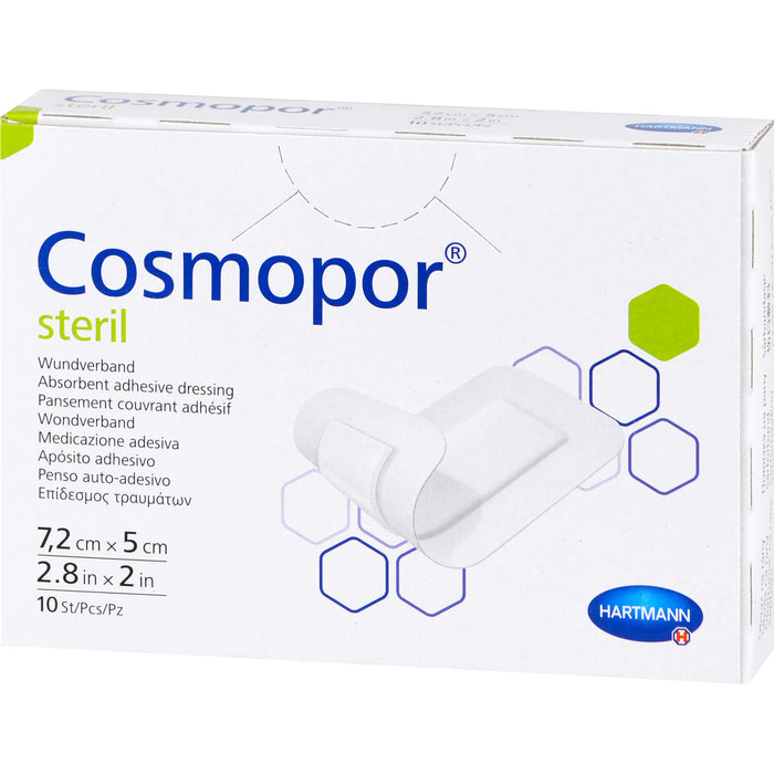 COSMOPOR steril 5x7,2cm, 10 pc Pansement