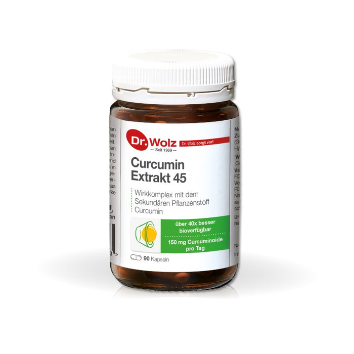 Dr. Wolz Curcumin Extrakt 45 Kapseln, 90 pcs. Capsules