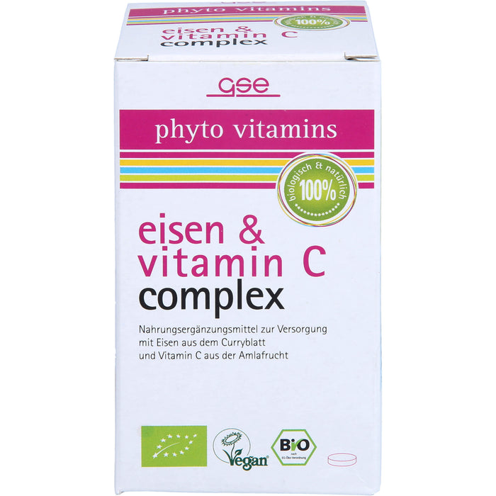 phyto vitamins Eisen und Vitamin C Complex Bio, 60 pcs. Tablets