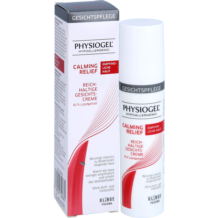 PHYSIOGEL Calming Relief reichhaltige Gesichtscreme, 40 ml Creme